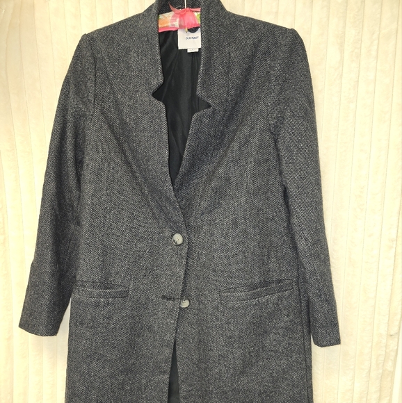 Old Navy long peacoat - Picture 1 of 3